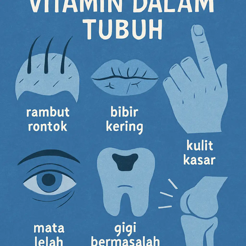 Tanda-Tanda Kekurangan Vitamin dalam Tubuh